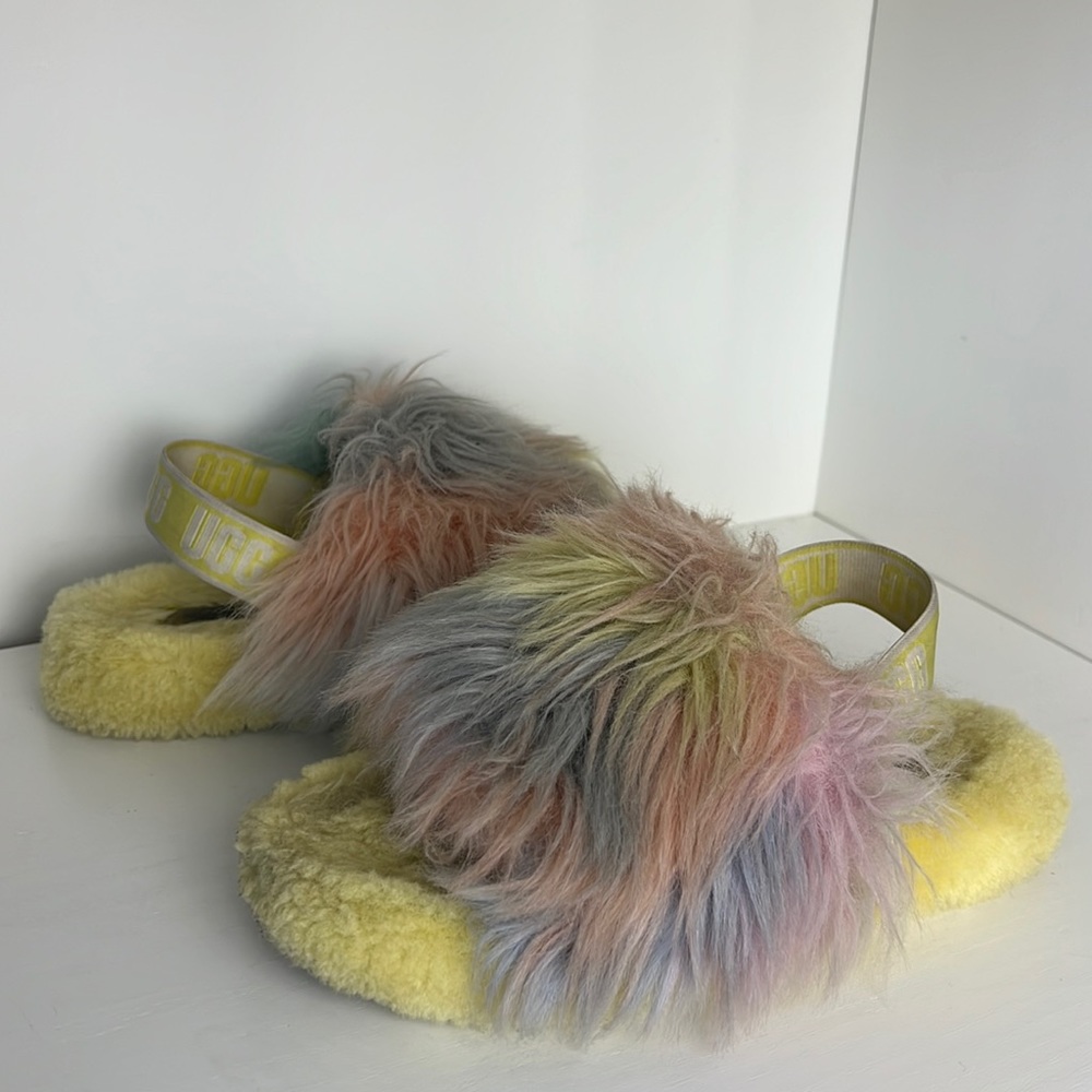 UGG Fluff Yeah Slide Tie Dye Slipper